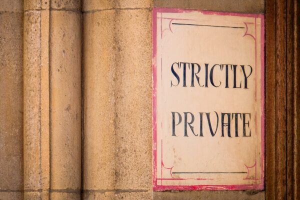 a sign that is on the side of a building